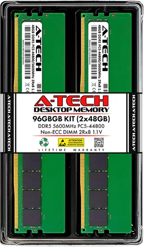 Vista 8 de A-Tech 8 GB de RAM para ASUS ROG Maximus Z890 (Hero/Hero BTF/Extreme) placa base DDR5 5600MHz PC5-44800 DIMM 1.1V 288-Pin no ECC UDIMM