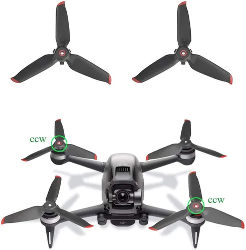 Vista 2 de 8 piezas de hélices de repuesto para DJI FPV Drone Accesorios de bajo ruido cuchillas