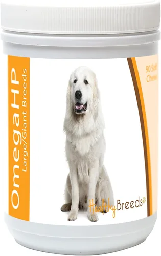 Vista 3 de Healthy Breeds Affenpinscher Omega HP - Masticables suaves para piel y pelaje, 60