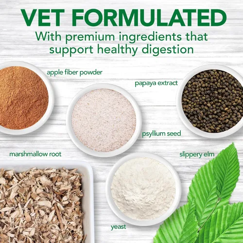 Vista 5 de Vet’s Best, digestivo para alivio de bolas de pelo de gato, 60 comprimidos masticables, sabor clásico a pollo.