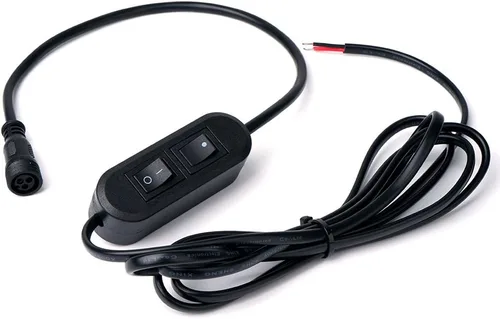 Vista 6 de Xprite Arnés de cableado con 2 interruptores para barras de luz LED estroboscópicas traseras Plug and Play Replacement Harness with In-Line &