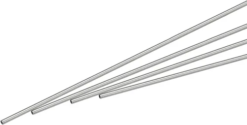 Vista 88 de Uxcell Tubo capilar de acero inoxidable 304, OD 0.4 mm x 0.1 mm de grosor de pared, 250 mm de longitud, tubo metálico para maquinaria industrial