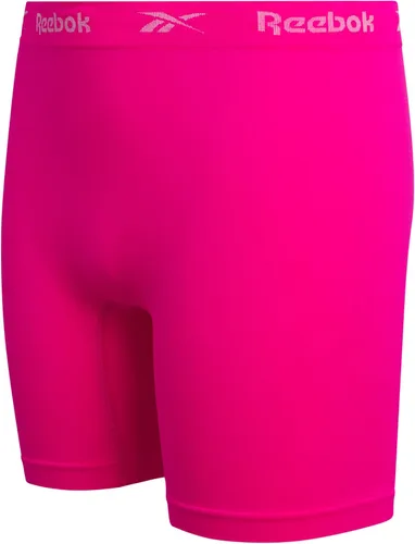 Vista 5 de Reebok Ropa interior para niña, pantalones cortos sin costuras de pierna larga (4 unidades)