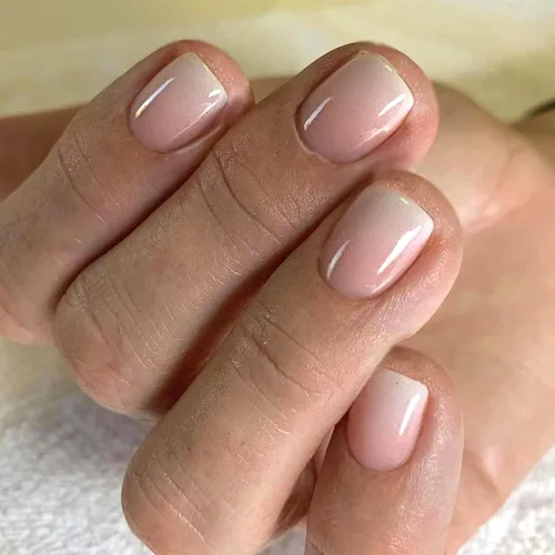 Vista 21 de 24 uñas postizas cuadradas a presión, cortas, bonitas, florales, acrílicas, con diseños de flores de arcoíris, uñas reutilizables con pegamento