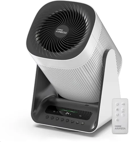 Vista 8 de COWAY Purificador de aire para hogar y dormitorio, 2 en 1 con ventilador, filtro HEPA verdadero para humo, alergias, caspa de mascotas, olores