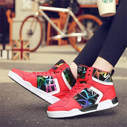 Vista 8 de Zapatillas de deporte de moda para hombre, zapatos de skate con estilo casual, estilo hip hop