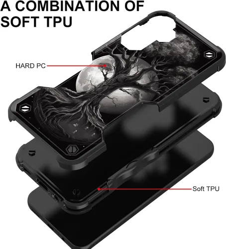 Vista 193 de Funda para Galaxy A14 5G, [Doble Capa][Protección contra Caídas de Grado Militar de 10 Pies] [Antideslizante] Funda Resistente a Prueba de Golpes