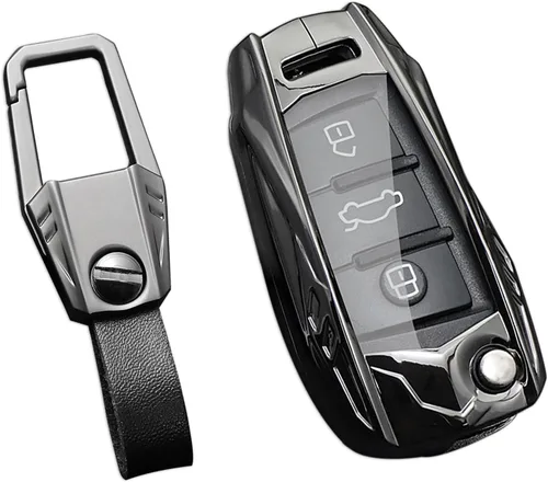Vista 52 de Funda para Llavero Audi, Llavero, Protección de Aleación de Zinc Funda para Llave de Automóvil para A3 A4 A5 A6 Q7 Q5 TTS SQ5 R8 RS4 RS5 S5