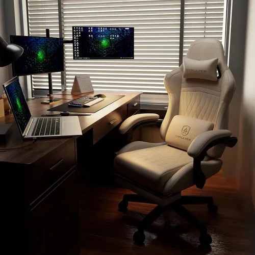 Vista 2 de GTPLAYER ACE-PRO Sillas de Juego con Música – Altavoces Integrados, Soporte de Aplicación y Control Bluetooth, Sillas de Juego para Computadora