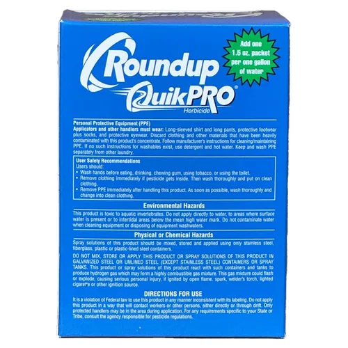 Vista 2 de Roundup Quick Pro 1 caja hace 5 galones - 3 cajas