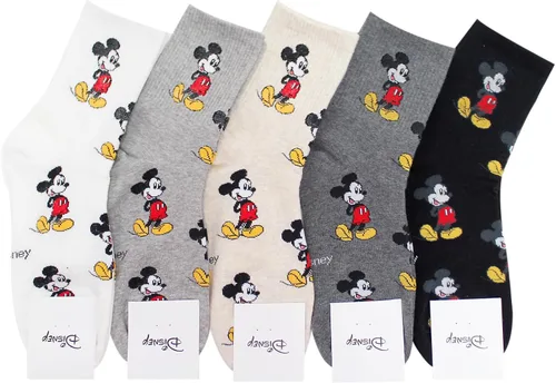 Vista 2 de Socksense Cartoon Character Series - Calcetines originales para mujer