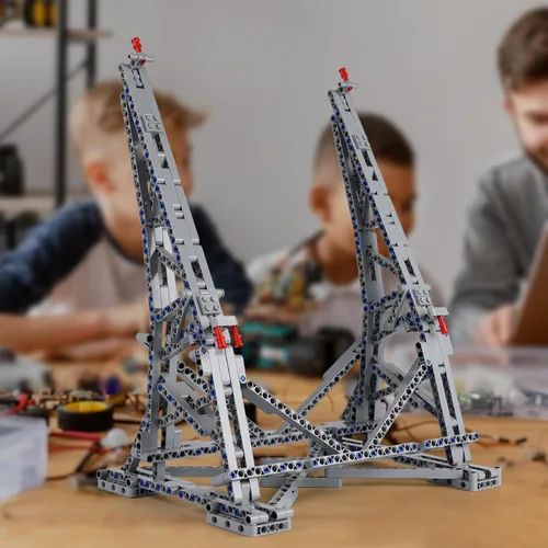 Vista 6 de Kyglaring Soporte de exhibición vertical para Lego Ultimate Millennium Falcon 75192, juego de modelos de bloques de construcción, kit