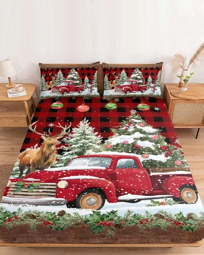 Vista 12 de Sábanas bajeras de bolsillo profundo de hasta 16 pulgadas, funda de colchón suave de Halloween con 1 funda de almohada decorativa para dormitorio