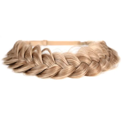 Vista 29 de Diadema Trenzada de 2 Hebras Despeinada Clásica Gruesa Trenzas Anchas Elástica Extensible de Calidad Sintética Diadema Trenzada para Mujeres Niñas