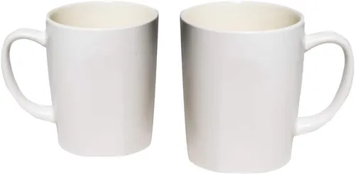 Vista 8 de Homvare Taza de café de porcelana, taza de té, paquete de 2, 10 onzas Azul verde azulado - Paquete de 2