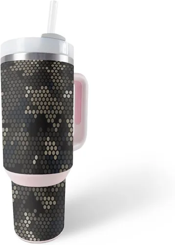 Vista 27 de MightySkins Skin - Vaso de vinilo compatible con Stanley The Quencher H2.0 FlowState de 40 onzas, vaca marrón, protectora, duradera y única, fácil