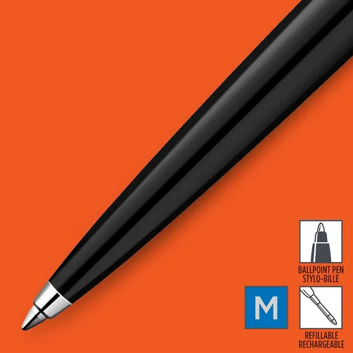 Vista 2 de Parker Jotter Originals - Bolígrafo clásico con acabado negro, punta media, tinta azul, 1 unidad