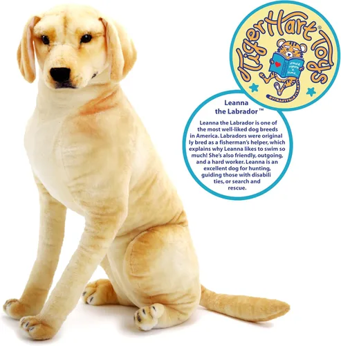 Vista 3 de TigerHart Leanna The Labrador - Perro de peluche de 30 pulgadas