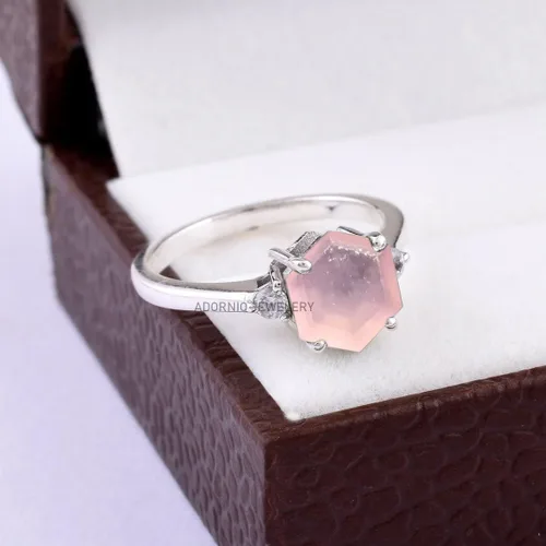 Vista 37 de Anillo de plata de ley 925 para mujer, anillo de diamantes de imitación de aguamarina de plata esterlina, anillo Art Deco de marzo, piedra natal
