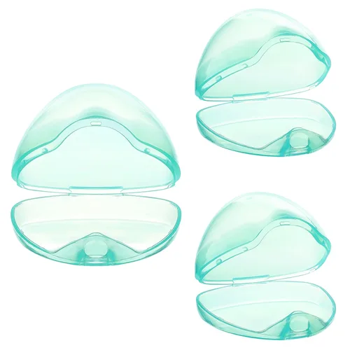Vista 25 de Accmor Funda para chupete, estuche para chupete, contenedor para chupete para viajes, sin BPA, transparente, paquete de 2