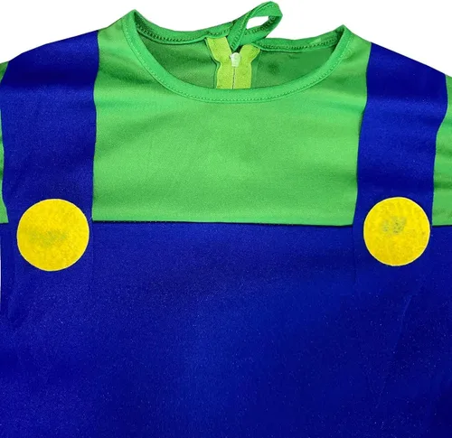 Vista 3 de Disfraz de Super Brothers para niños, disfraz de Halloween para cosplay