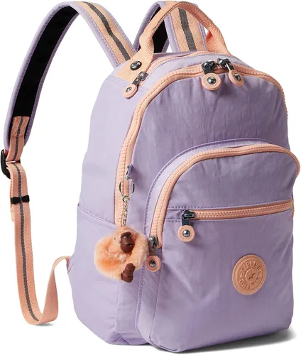 Vista 29 de Kipling Seúl - Mochila pequeña para tableta, diseño de flores acuáticas, talla única