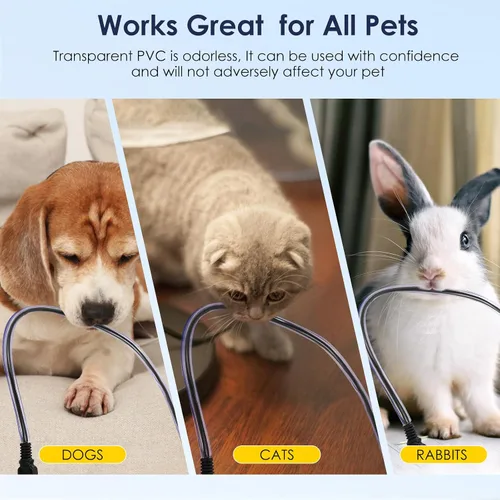 Vista 2 de WEDAWN Protector de cable para perros y gatos de mascotas, solución que no mastica, funda flexible de cable de alambre para mascotas de 10