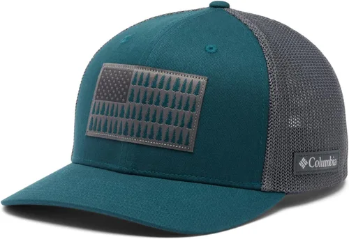 Vista 16 de Columbia Bola de malla unisex con bandera de árbol Verde oliva/azul marino universitario