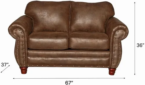 Vista 10 de American Furniture Classics Sedona - Juego de sofá cama de 4 piezas, color marrón