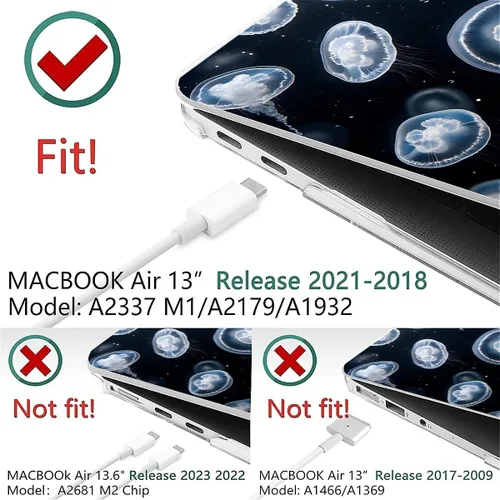 Vista 77 de Funda para computadora MacBook Pro de 13 pulgadas, modelo A1425/A1502, modelo A1425/A1502, diseño de primera calidad, funda rígida para laptop 3D 3D