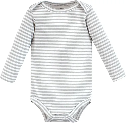 Vista 73 de Hudson Baby baby-boys Cotton Long-sleeve Bodysuits 5-pack