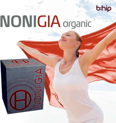 Vista 4 de bhip Noni Gia - Apoya el sistema inmunológico, salud cardiovascular saludable, vitaminas y minerales, cafeína, sin gluten y lactosa, 30 porciones