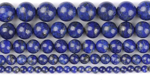 Vista 10 de Cuentas de piedra de sangre africana natural de 0.236 pulgadas, cuentas de piedras preciosas coloridas para hacer joyas, regalos para mujeres