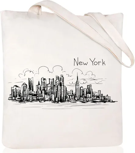 Vista 18 de Andeiltech - Bolsa de lona para mujer, con diseño de gato bonito y estética, bolsas reutilizables para compras y comestibles, con bolsillo