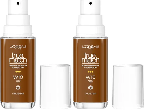 Vista 34 de L'Oreal Paris True Match - Base líquida supermezclable, maquillaje de base líquida de cobertura media, C0.5, ligero, 1 onza líquida