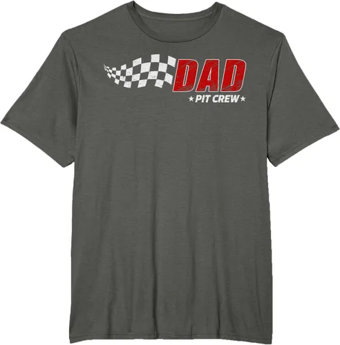 Vista 7 de Dad Pit Crew Race Car Birthday Family Matching Pit Crew Camiseta Pit Crew