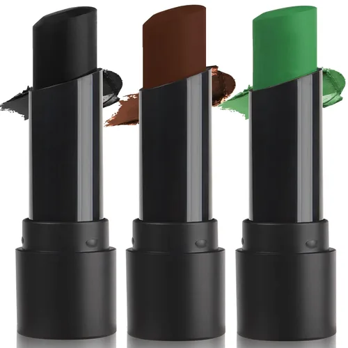 Vista 29 de MEICOLY Pintura facial negra, barra negra para ojos para deportes, béisbol, softbol, fútbol americano, lacrosse, fácil de colorear atletas