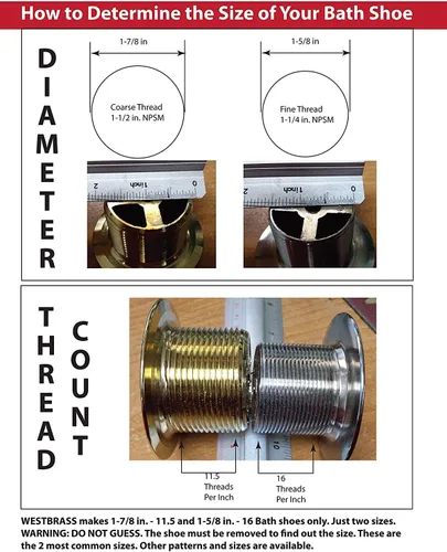 Vista 11 de Westbrass D398RK-12A Tapón de drenaje de bañera con punta de hongo de rosca gruesa NPSM de 1-1/2 pulgadas con placa frontal de desbordamiento Bronce
