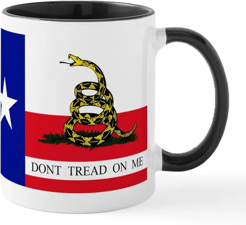 Vista 7 de CafePress – Taza Amarillo Texas – El único Taza de café, taza de café, S, Blanco