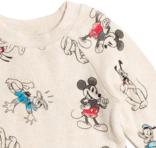 Vista 4 de Disney Mickey Mouse Pluto Donald Duck Baby Snap Sleep N' Play - Overol recién nacido a bebé