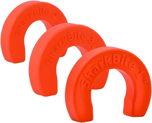 Vista 6 de SharkBite Clip de desconexión de 1-1/2 pulgadas para empujar para conectar accesorios de plomería de latón, UXLDC41