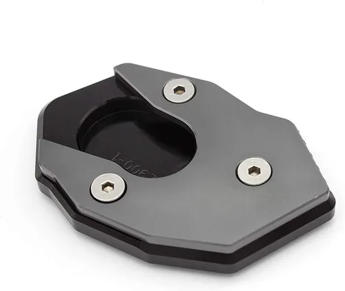 Vista 5 de Krace Soporte lateral para motocicleta, placa de ampliación de pie lateral, almohadilla de extensión para Yamaha YZF R1 2009-2016