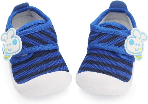 Vista 4 de WILLFUN Zapatos chirriantes para bebés, niños y niñas, tenis para primeros caminos, suela suave, para niños pequeños de 0 a 3 años