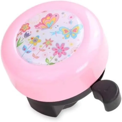 Vista 3 de Kid's Bike Basket Accessories Set, MINI-FACTORY Cute Pattern Bicycle Front Handlebar Basket Bell, Streamer for Kid Bike