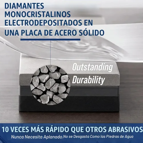 Vista 4 de Ultra Sharp Set Piedra de afilar de diamante – 8 x 3 Grano Grueso/medio/extra fino