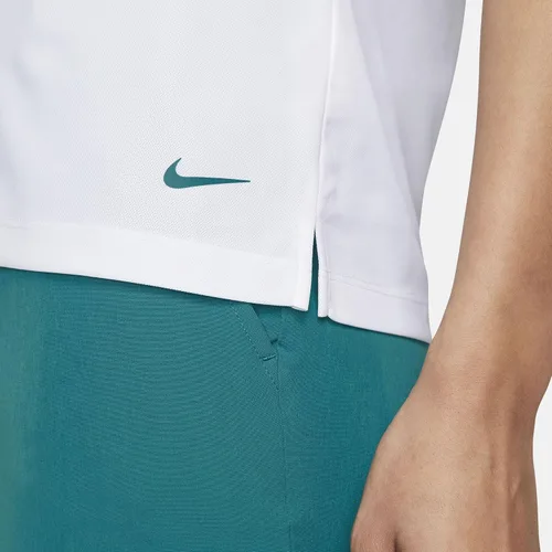 Vista 4 de Nike Polo de golf Dri-FIT Victory a rayas para mujer