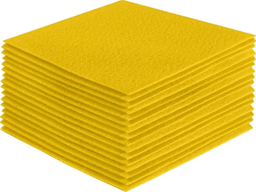 Vista 164 de FabricLA Hojas de fieltro acrílico para manualidades, cuadrados de fieltro precortados suaves de 4 x 4 pulgadas (3.9 in x 3.9 in), utiliza hojas