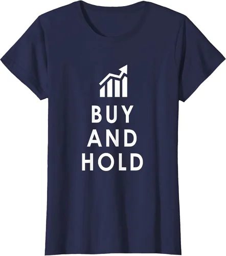 Vista 50 de Stocks Investing Buy and Hold Investor T-Shirt Asphalt Grey