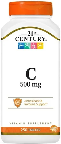 Vista 13 de 21st Century Vitamina C 500 mg Tabletas masticables, Naranja, 110