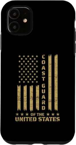 Vista 8 de Funda USCG de la Guardia Costera de Estados Unidos y la bandera estadounidense USCG para iPhone 16